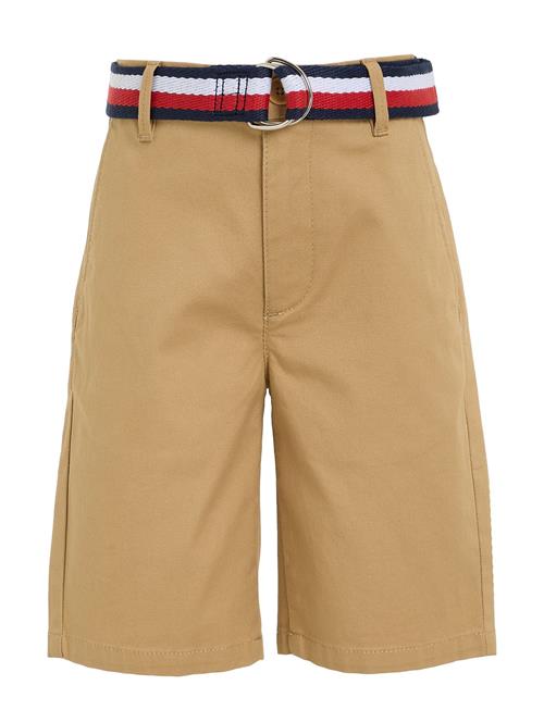 Tommy Hilfiger Woven Belted Shorts Tommy Hilfiger Beige