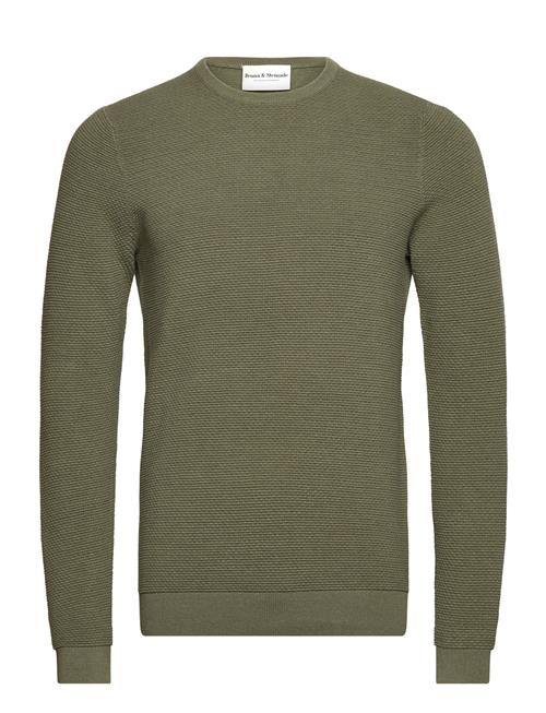 Se Bruun & Stengade Bs Moritz Regular Fit Knitwear Bruun & Stengade Green ved Booztlet