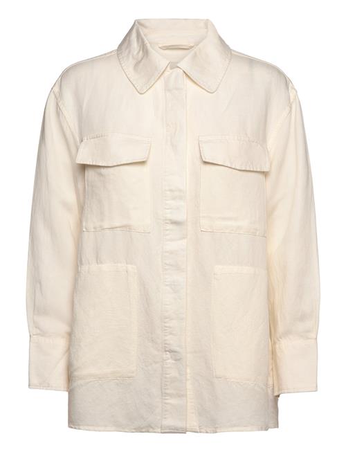 Rel Linen Blend Overshirt GANT Cream