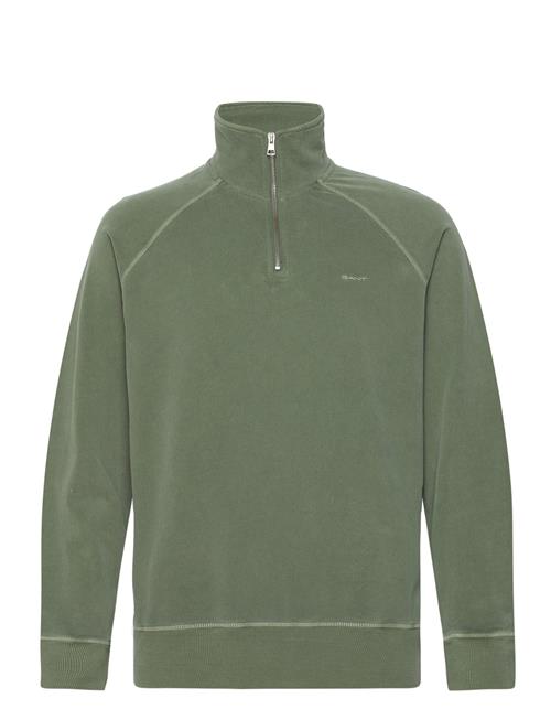 GANT Sunfaded Half Zip GANT Green