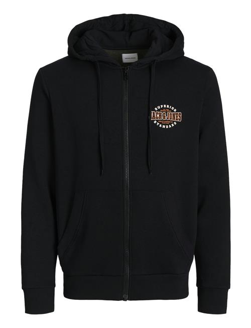 Jack & Jones Jjlogo Sweat Zip Hood 2 Col Jack & J S Black