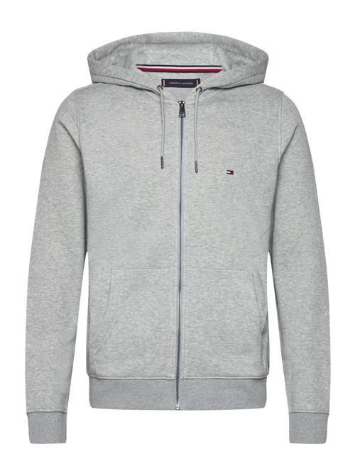 Se Tommy Hilfiger Im Na Flag Logo Zip Thru Hoody Tommy Hilfiger Grey ved Booztlet