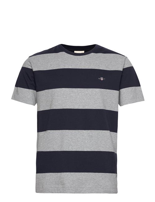 GANT Bar Stripe Ss T-Shirt GANT Grey