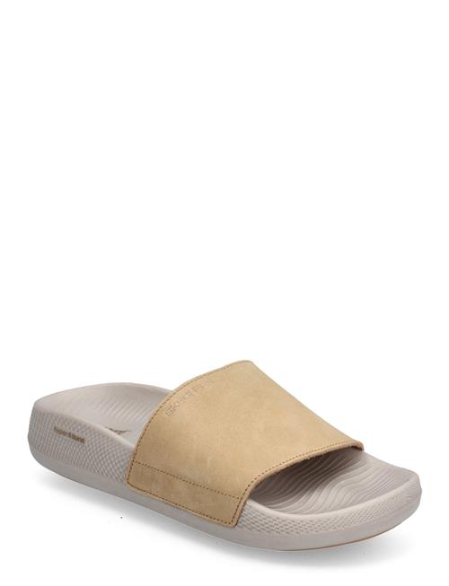 Se Skechers Womens Hyper Slide - Prestige Skechers Beige ved Booztlet