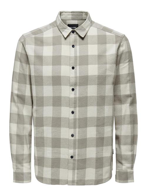 ONLY & SONS Onsgudmund Ls Checked Shirt ONLY & SONS Beige