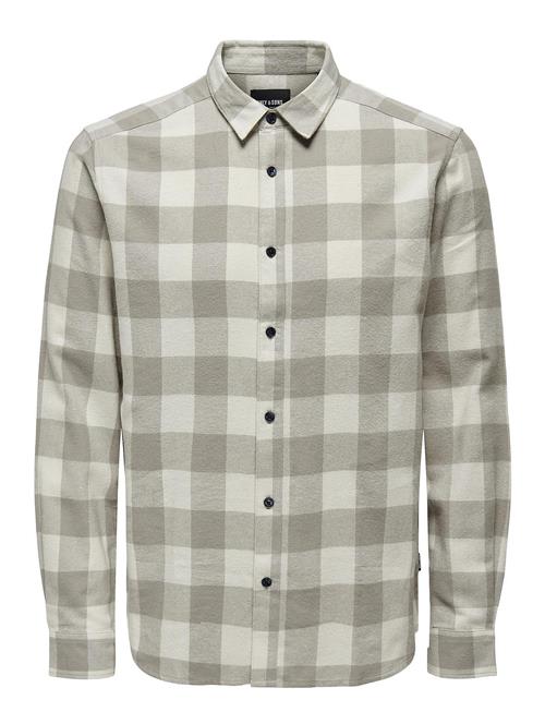Onsgudmund Ls Checked Shirt Noos ONLY & SONS Beige