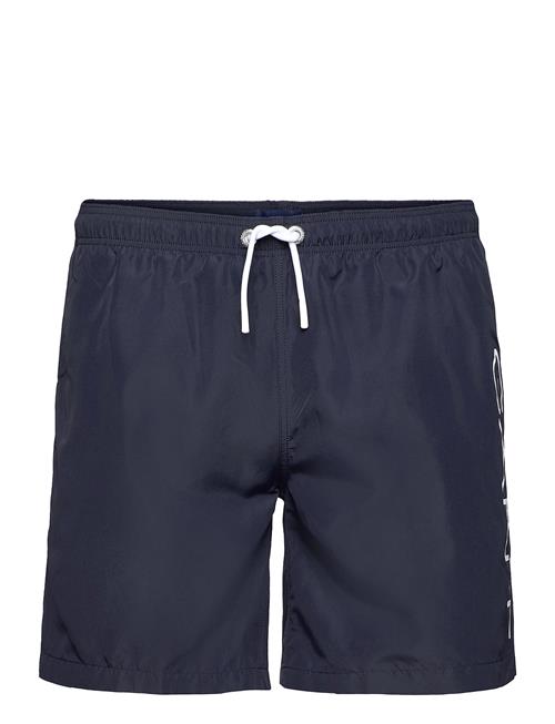 GANT Logo Lightweight Swim Shorts GANT Blue