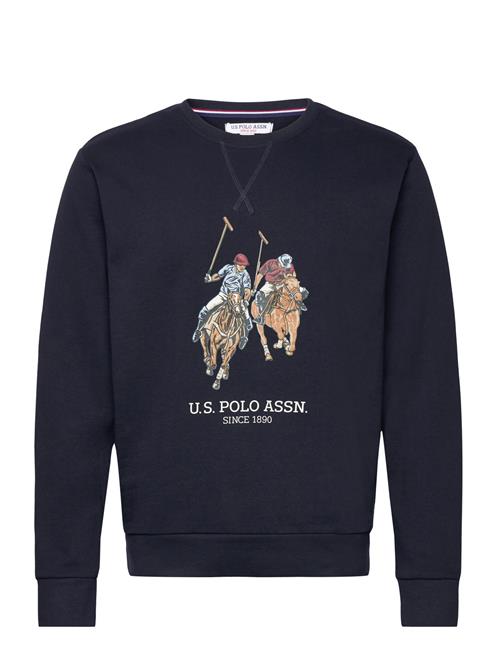 Se U.S. Polo Assn. Uspa Sweat O Neck Ekrem Men U.S. Polo Assn. Navy ved Booztlet