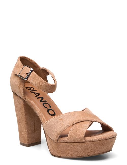 Biacarly Plateau Sandal Bianco Beige