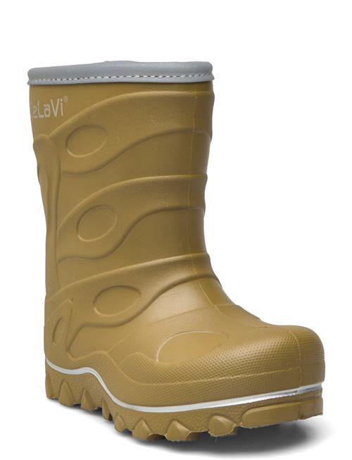 Se CeLaVi Thermal Wellies - Embossed CeLaVi Green ved Booztlet