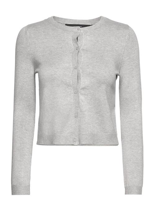 Vmglory Ls O-Neck Short Cardigan Ga Vero Moda Grey