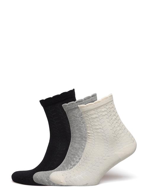 Se Becksöndergaard Leofa Cotta Sock 3 Pack Becksöndergaard Patterned ved Booztlet