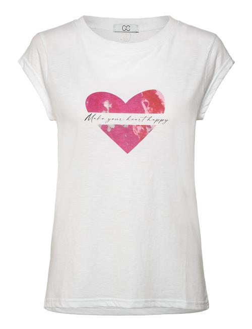 Se Coster Copenhagen Cc Heart Happy T-Shirt Coster Copenhagen White ved Booztlet