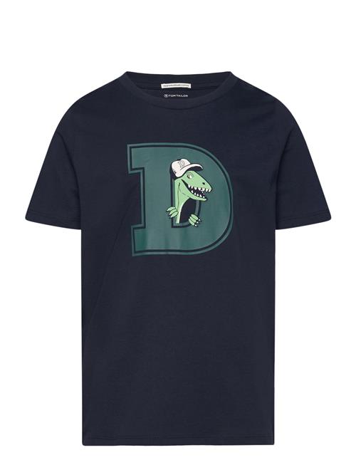 Se Tom Tailor Glow In The Dark T-Shirt Tom Tailor Navy ved Booztlet