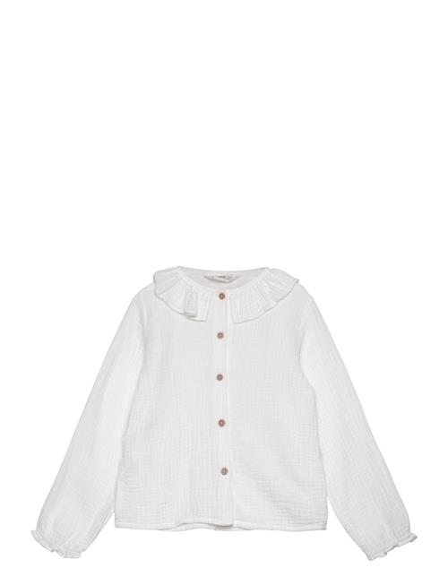 Cheesecloth Cotton Blouse Mango White