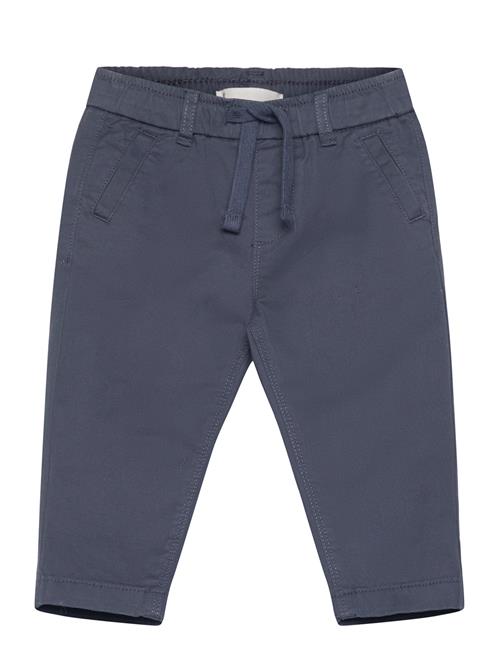 Mango Elastic Waist Trousers Mango Navy