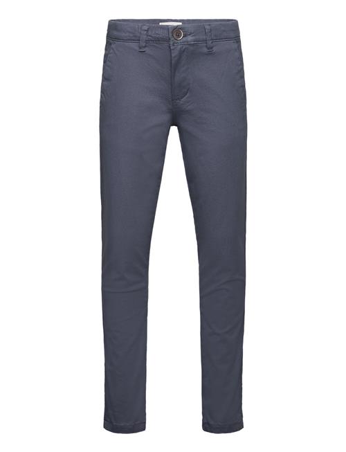 Mango Cotton Chinos Mango Navy