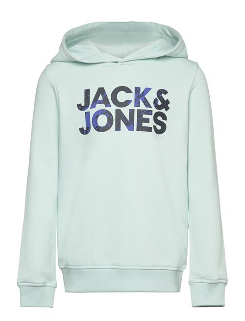 Jack & Jones Jjstyd Corp Splash Sweat Hood Ln Jnr Jack & J S Green