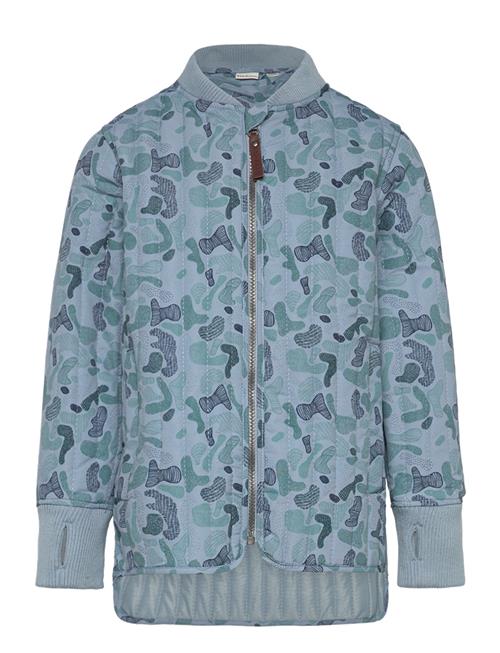 Se En Fant Thermal Jacket Aop En Fant Blue ved Booztlet