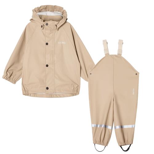 Se Kuling San Marino Genanvendt Regnsæt Sand | Beige | 98/104 cm ved Babyshop