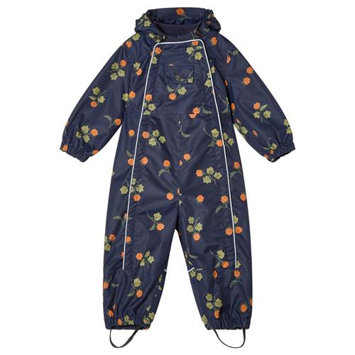 Se Kuling Milano Mønstret Skaloverall Med Multebærer Navyblå | Hvid | 80 cm ved Babyshop