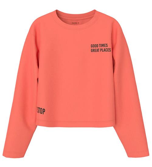 Name It Bluse - Cropped - NkfNohi - Fusion Coral