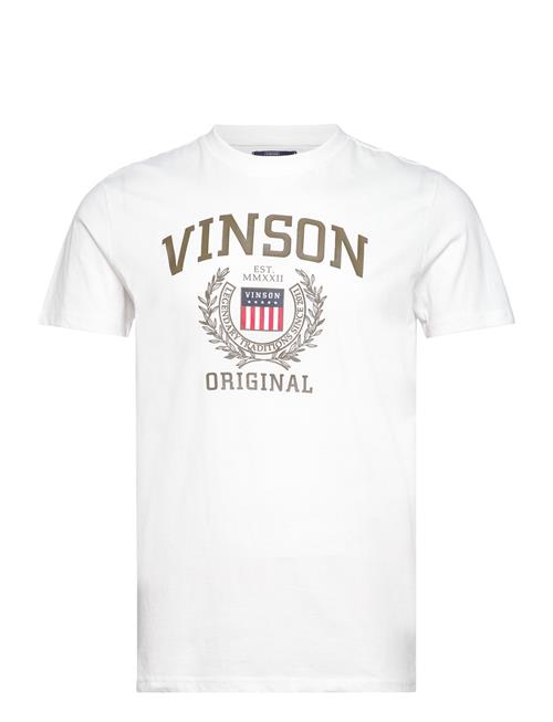 Se VINSON Kaiser Gold Reg Sj Vin M Tee VINSON White ved Booztlet