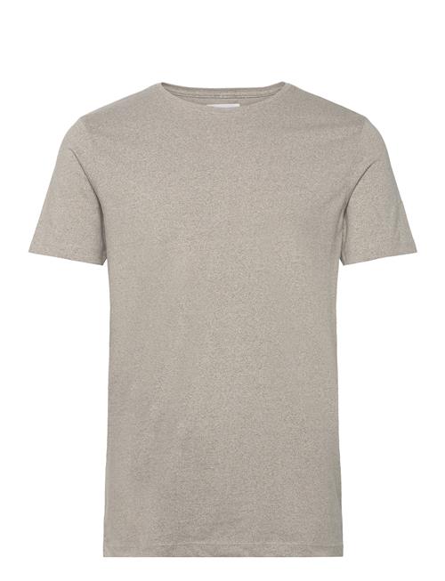 Mouliné O-Neck Tee S/Smouliné O-Neck Tee S/S Lindbergh Grey