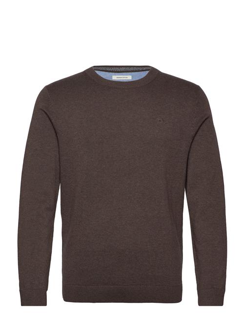 Se Tom Tailor Basic Crewneck Knit Tom Tailor Brown ved Booztlet