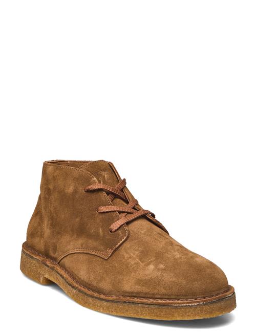 Se Selected Homme Slhricco Suede Chukka Boot Selected Homme Brown ved Booztlet