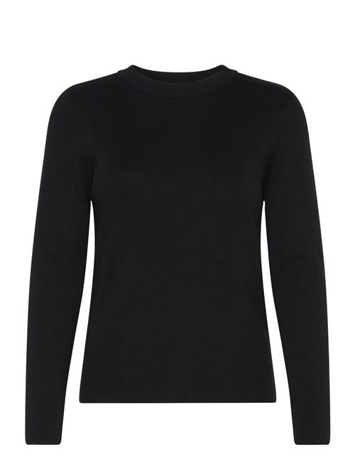 Object Objester Sli L/S Knit Pullover Noos Object Black