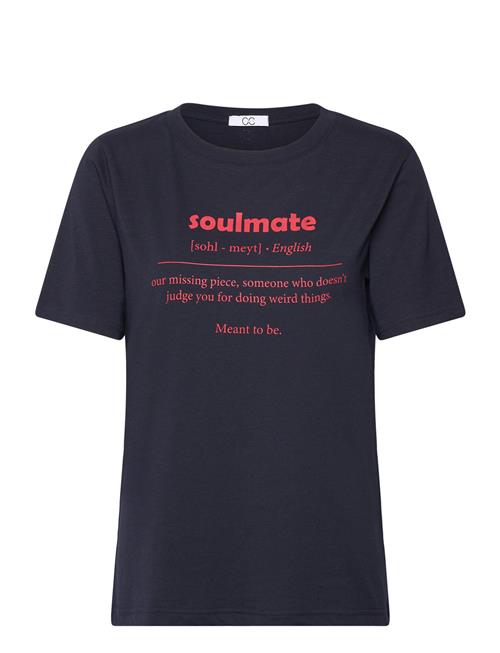 Cc Heart Soulmate T-Shirt - Mid Sleeve Coster Copenhagen Navy