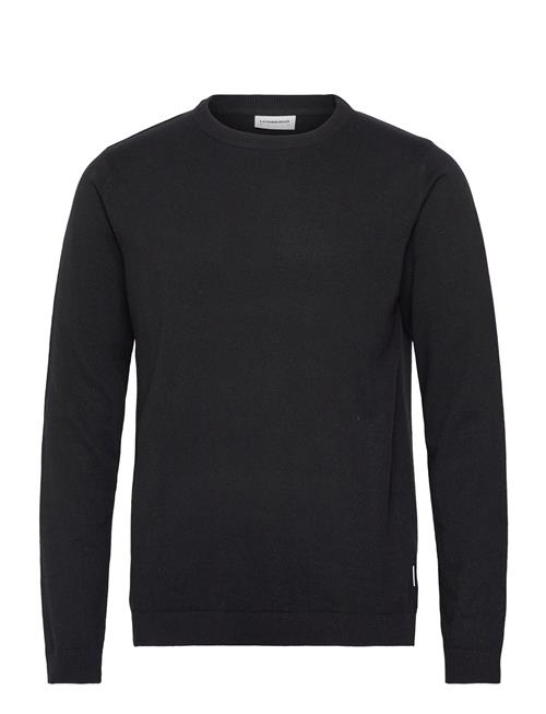 Se Lindbergh 100% Recycle Knit Round Neck Lindbergh Black ved Booztlet