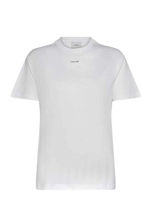 Se Calvin Klein Nano Logo Regular T-Shirt Calvin Klein White ved Booztlet