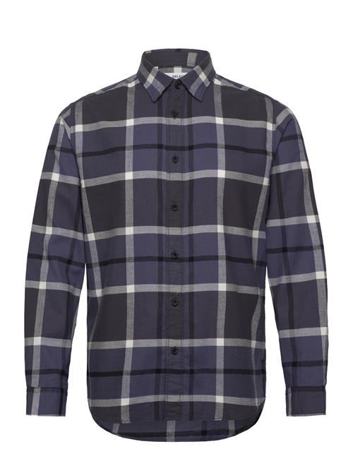 Slhregowen-Flannel Mix Shirt Ls W Selected Navy