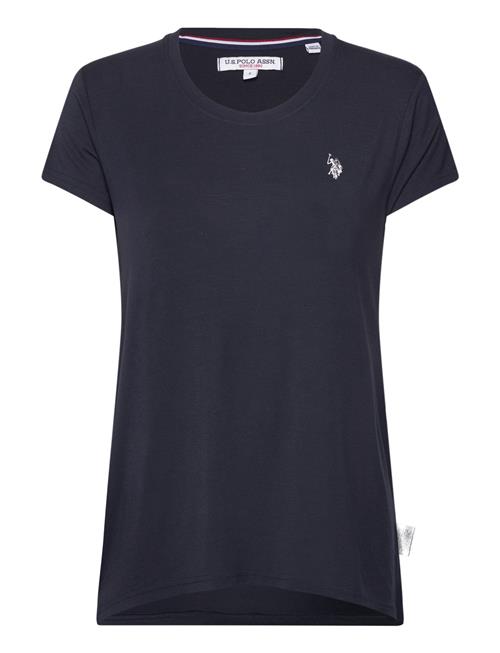 U.S. Polo Assn. Della Lf Ss Vi Ela Usp W Tee U.S. Polo Assn. Black