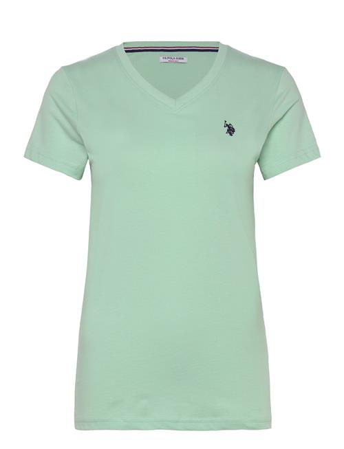 Se U.S. Polo Assn. Uspa V Neck Tee Assia Women U.S. Polo Assn. Green ved Booztlet