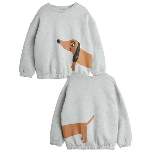 Mini Rodini GOTS Dog Sweatshirt Gråmeleret | Grå | 104/110 cm