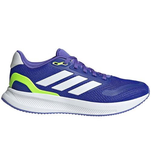 Se adidas Performance adidas Performance Sko - Runfalcon 5 J - BlÃ¥/Hvid ved KidsWorld