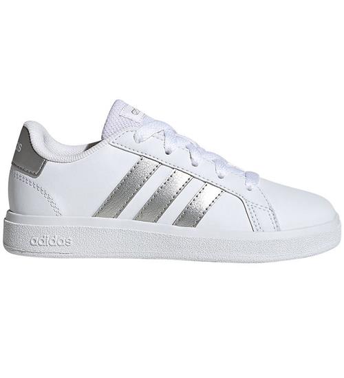 Se adidas Performance Sko - Grand Court 2.0 K - Hvid/Silver ved KidsWorld