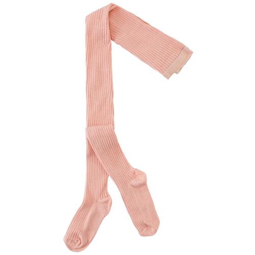 Se Molo Ribbede Strømpebukser Petal Blush | Lyserød | 134/140 cm ved Babyshop