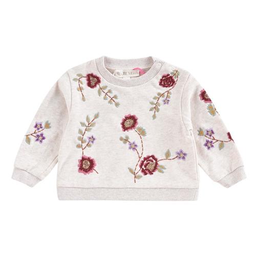 Louise Misha Rosalia Baby Sweatshirt Med Blomsterbroderi Beige |  | 6 months