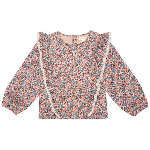 Louise Misha Tubi Blomstret Bluse Blush Floral World | Lyserød | 3 years