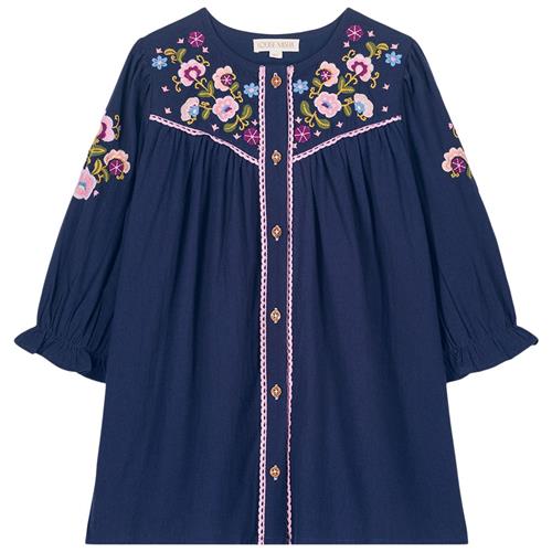 Se Louise Misha Floriane Kjole Midnight | Marine blå | 6 years ved Babyshop