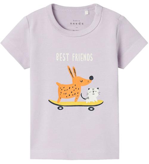 Name It Name It T-shirt - NbfVubie - Orchid Petal/Best Friends