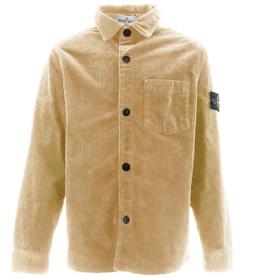 Stone Island Stone Island Overshirt - FlÃ¸jl - Natural Beige