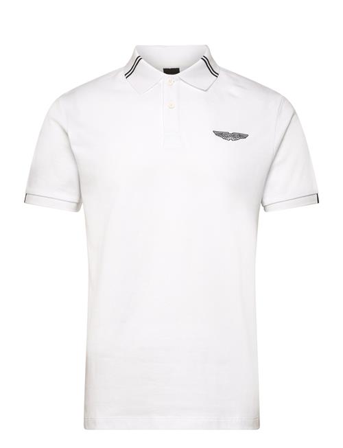 Hackett London Am Tipped Polo Hackett London White