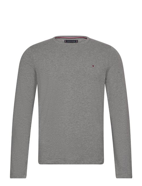 Stretch Slim Fit Long Sleeve Tee Tommy Hilfiger Grey