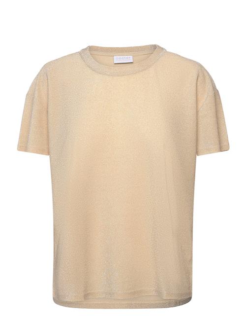 Coster Copenhagen T-Shirt With Shimmer Coster Copenhagen Beige