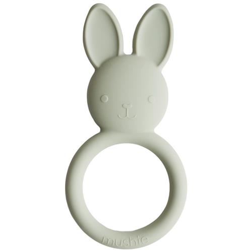 Se Mushie Bunny Bidering Sage | Brun | 0-3 ved Babyshop